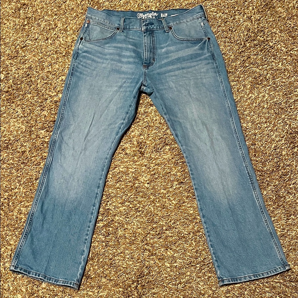 Wrangler Retro Slim Bootcut Jeans for Men 34x30